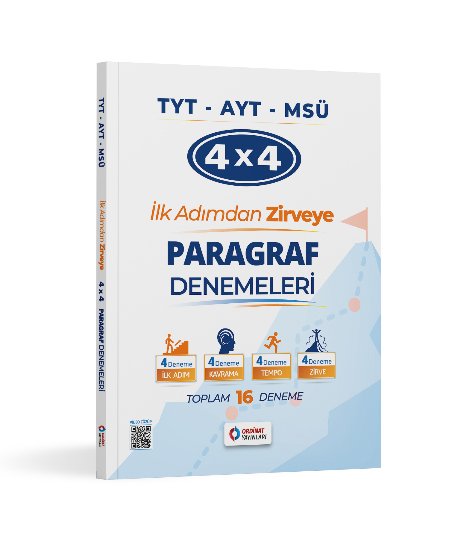 TYT - AYT - MSÜ 4x4 Paragraf Denemeleri Ordinat Yayınları 